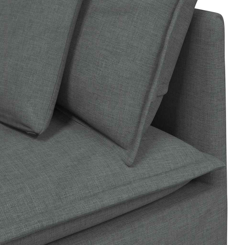 Modularna sofa Kutni modul s jastucima tamno siva 100 cm