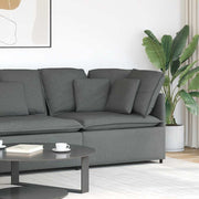Modularna sofa Kutni modul s jastucima tamno siva 100 cm