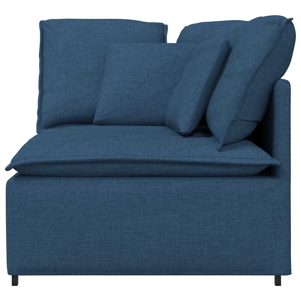 Modularna Kutna Sofa s Jastucima Plava 100 cm