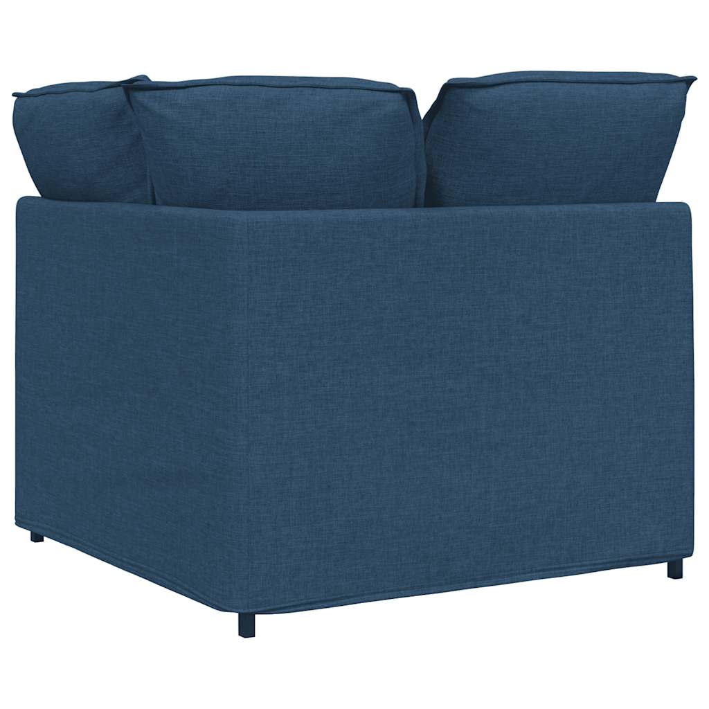 Modularna Kutna Sofa s Jastucima Plava 100 cm