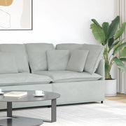 Modularna sofa Kutni modul s jastucima svijetlo siva 100 cm