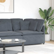 Modularna sofa Kutni modul s jastucima tamno siva 100 cm
