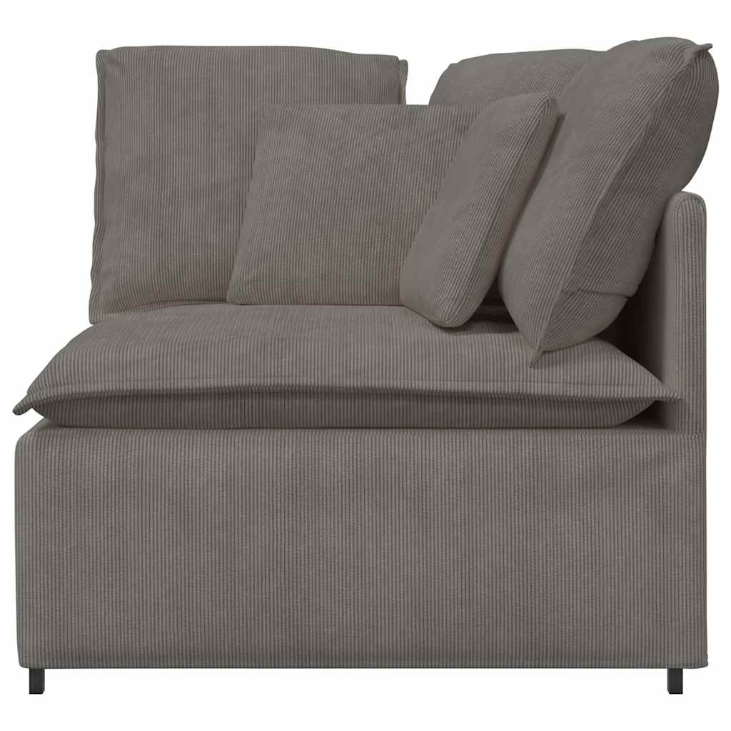 Modularna sofa Kutni modul s jastucima svijetlo siva 100 cm