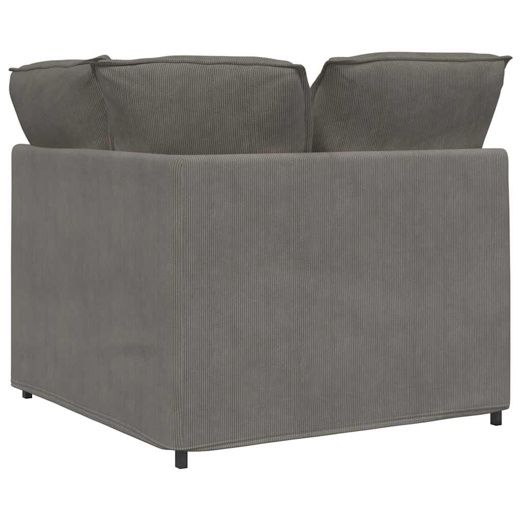 Modularna sofa Kutni modul s jastucima svijetlo siva 100 cm