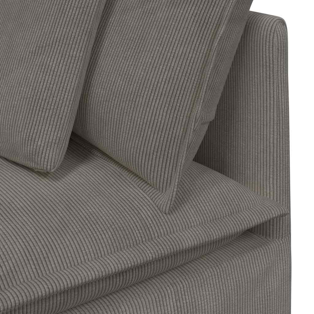 Modularna sofa Kutni modul s jastucima svijetlo siva 100 cm