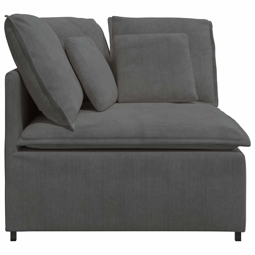 Modularna sofa Kutni modul s jastucima tamno siva 100 cm