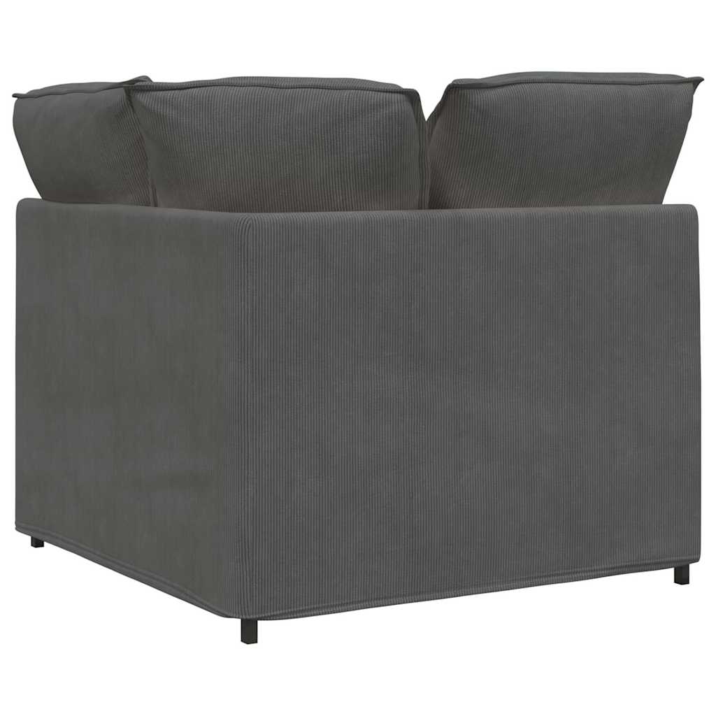 Modularna sofa Kutni modul s jastucima tamno siva 100 cm