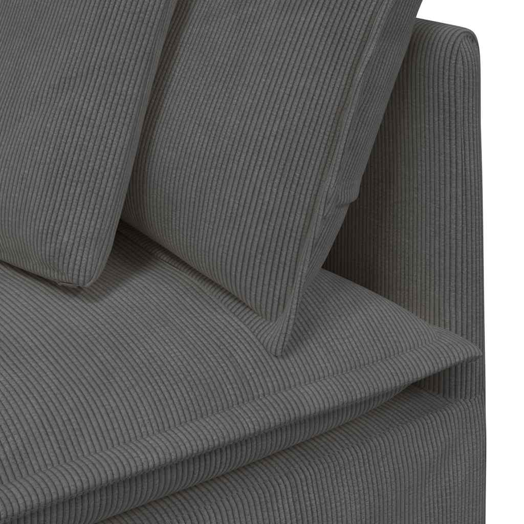 Modularna sofa Kutni modul s jastucima tamno siva 100 cm