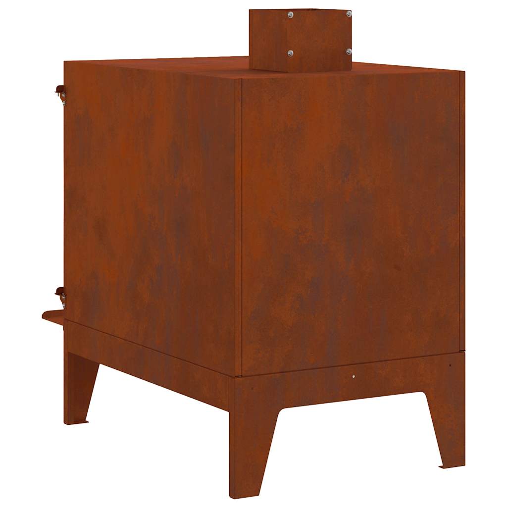 Štednjak za kampiranje 35x50x60 cm Corten čelik