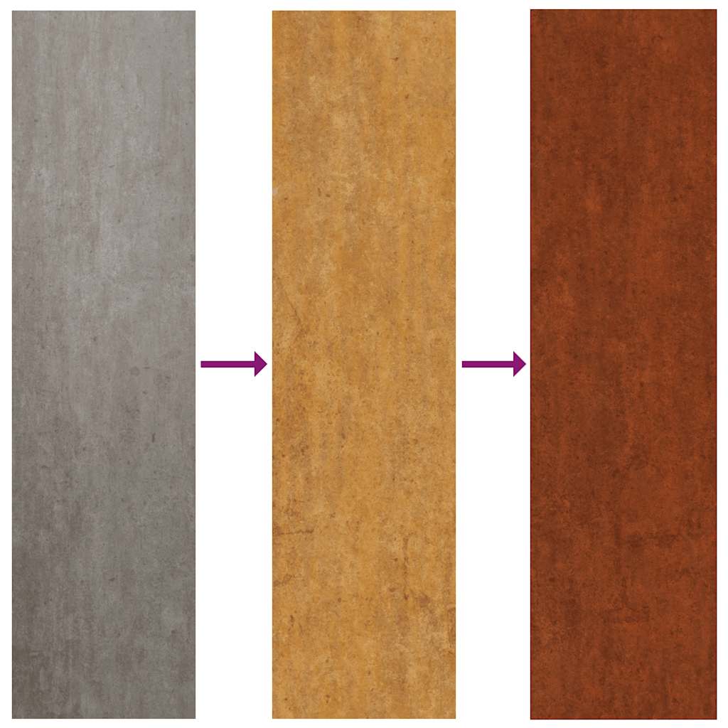 Štednjak za kampiranje 35x50x60 cm Corten čelik