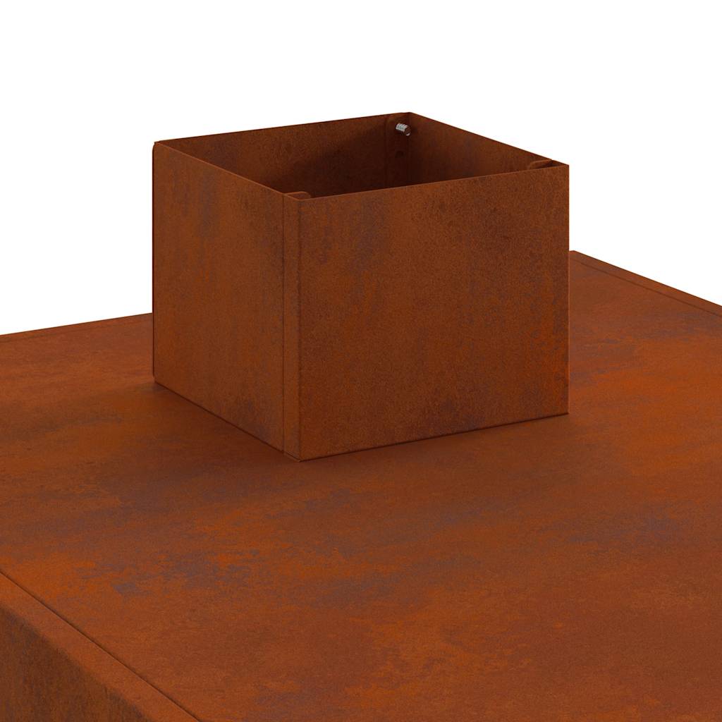Štednjak za kampiranje 35x50x60 cm Corten čelik