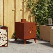 Štednjak za kampiranje 35x50x60 cm Corten čelik