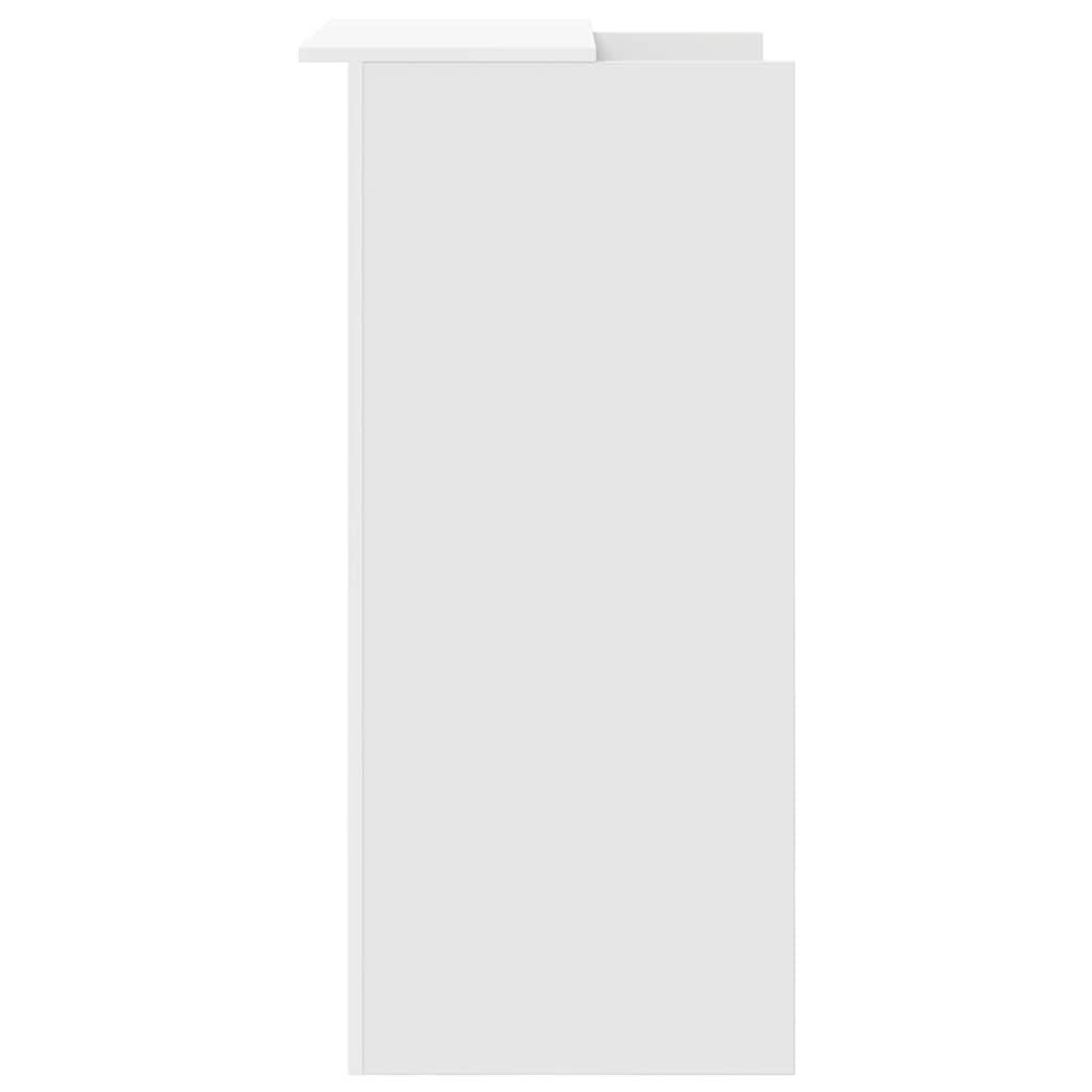 Recepcijski stol Bijeli 55x50x103,5 cm Inženirsko drvo