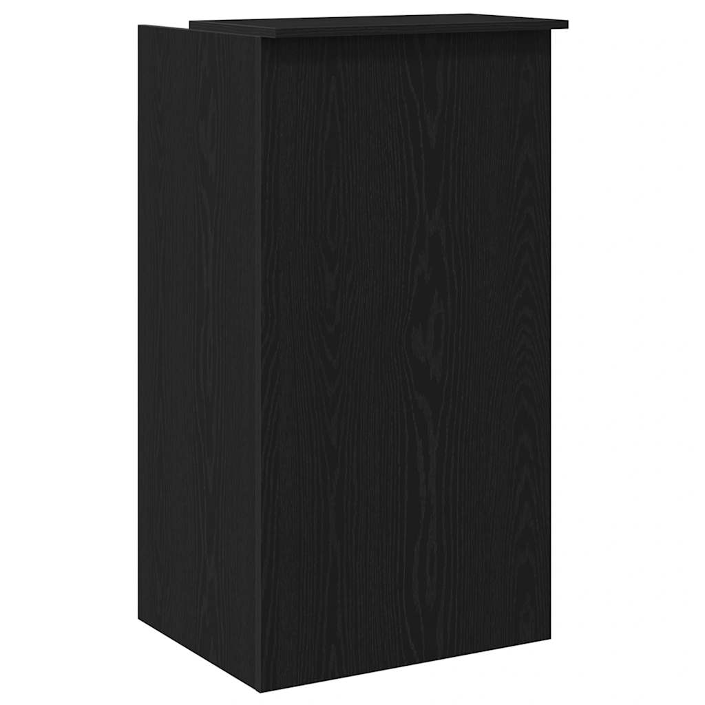 Recepcijski stol crni 55x50x103,5 cm izrađeno drvo