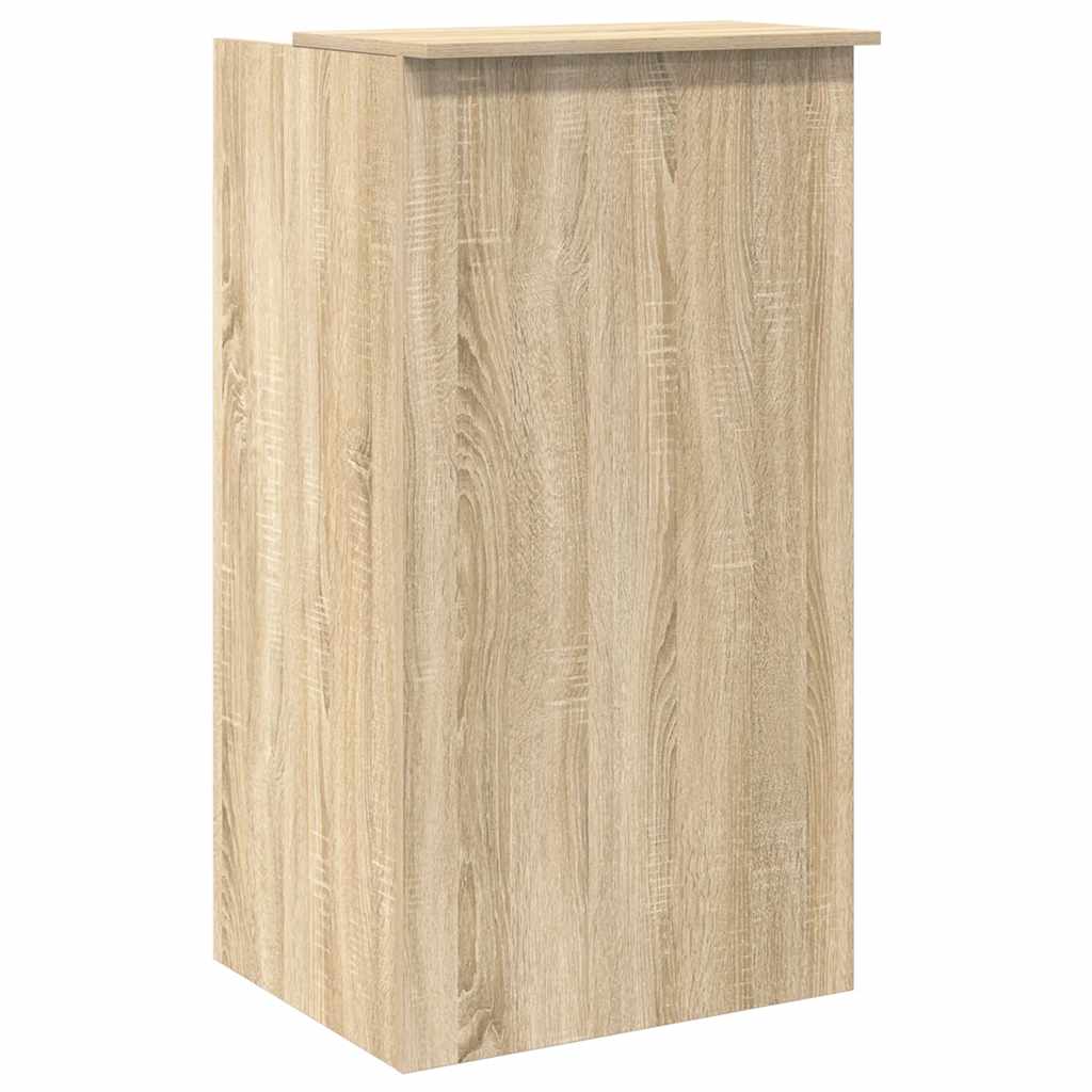 Recepcijski stol Sonoma hrast 55x50x103,5 cm Konstruirano drvo