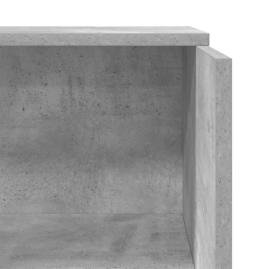 Recepcijski stol beton sivi 55x50x103,5 cm konstruirano drvo