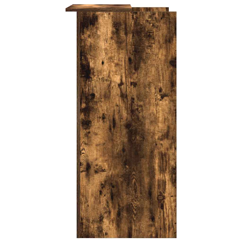Recepcijski stol dimljeni hrast 55x50x103,5cm konstruirano drvo