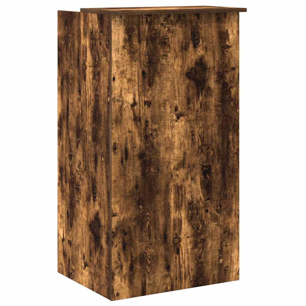 Recepcijski stol dimljeni hrast 55x50x103,5cm konstruirano drvo