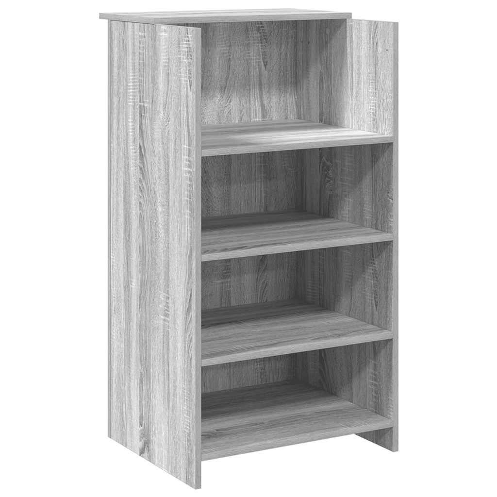 Recepcijski stol sivi Sonoma 55x50x103,5 cm izrađeno drvo