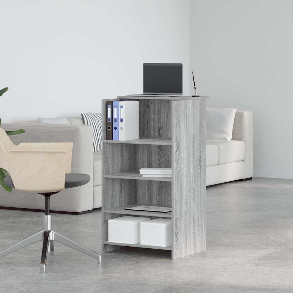 Recepcijski stol sivi Sonoma 55x50x103,5 cm izrađeno drvo