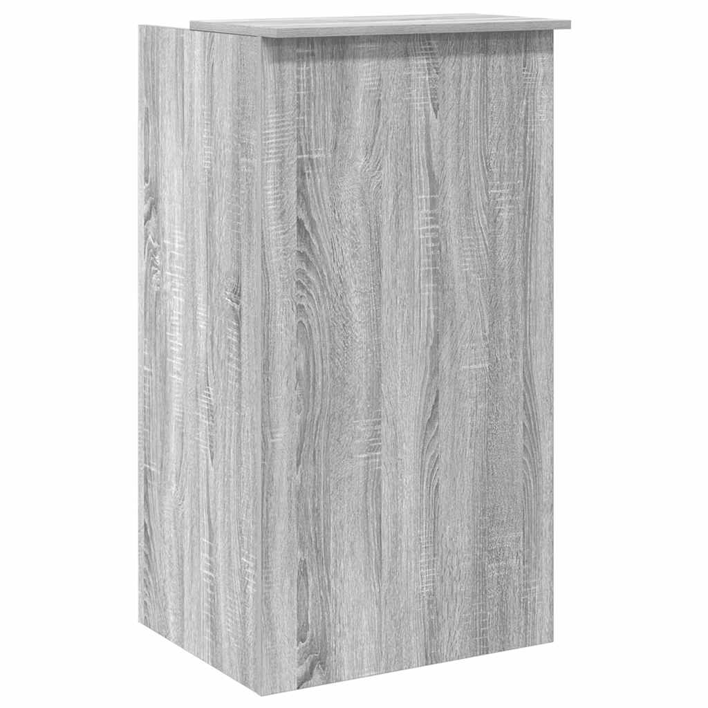 Recepcijski stol sivi Sonoma 55x50x103,5 cm izrađeno drvo