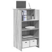 Recepcijski stol sivi Sonoma 55x50x103,5 cm izrađeno drvo