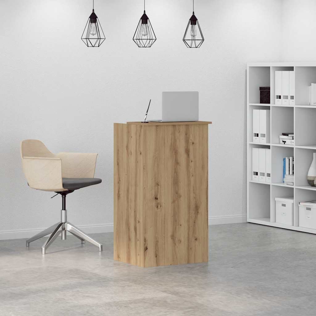 Recepcijski stol Artisan hrast 55x50x103,5 cm izrađeno drvo