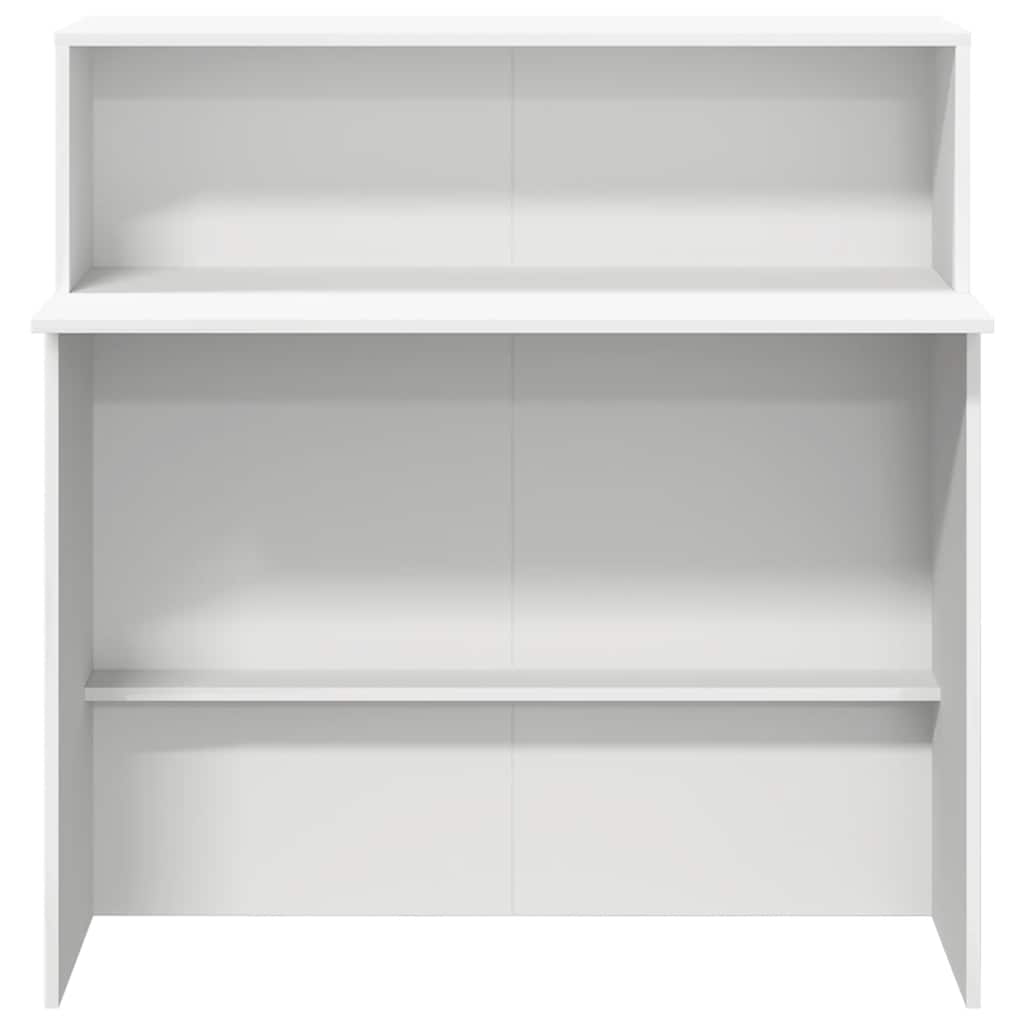 Recepcijski stol Bijeli 100x50x103,5 cm Inženirsko drvo