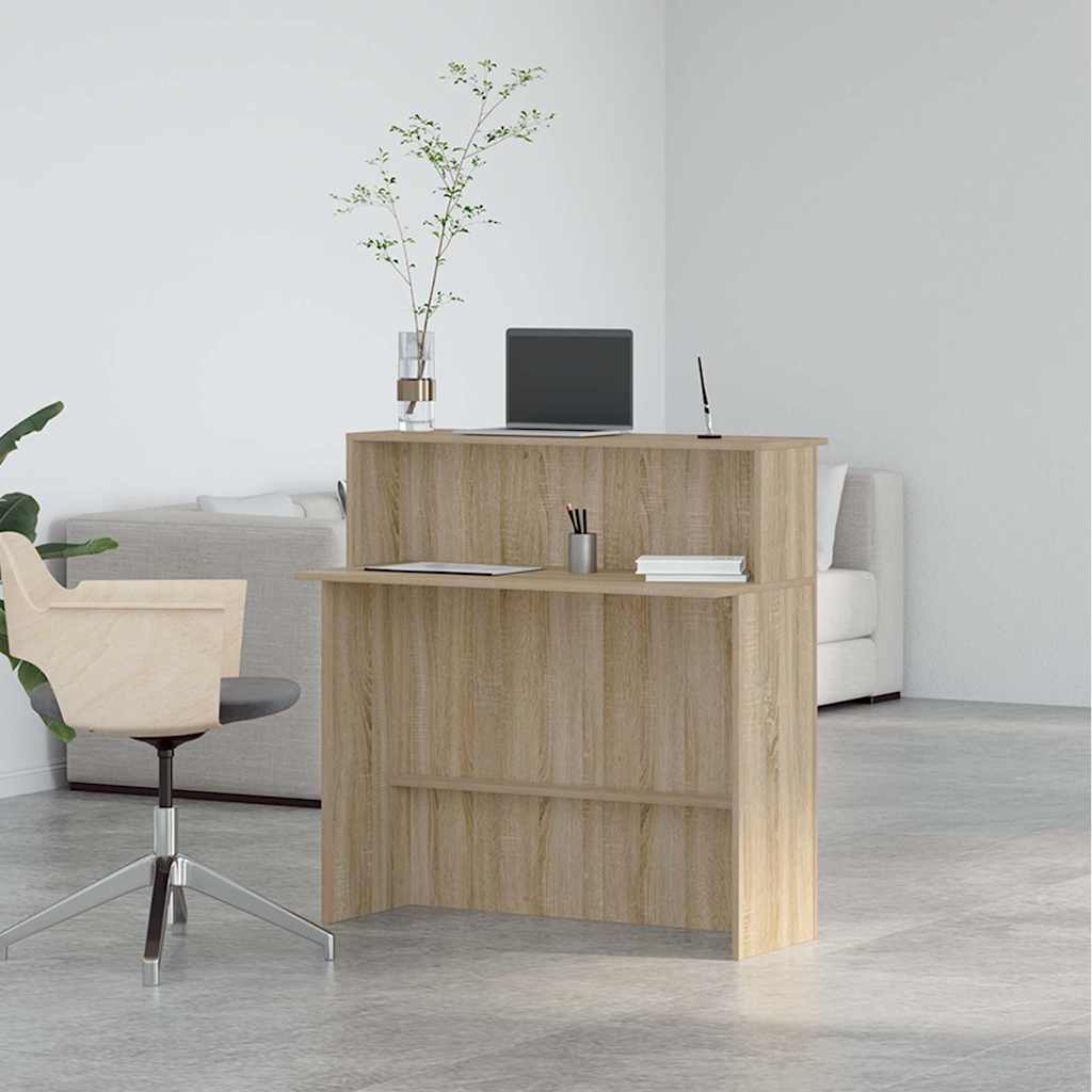 Recepcijski stol Sonoma hrast 100x50x103,5 cm Konstruirano drvo
