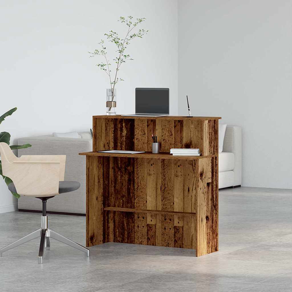 Recepcijski stol 100x50x103,5 cm od konstruiranog drva