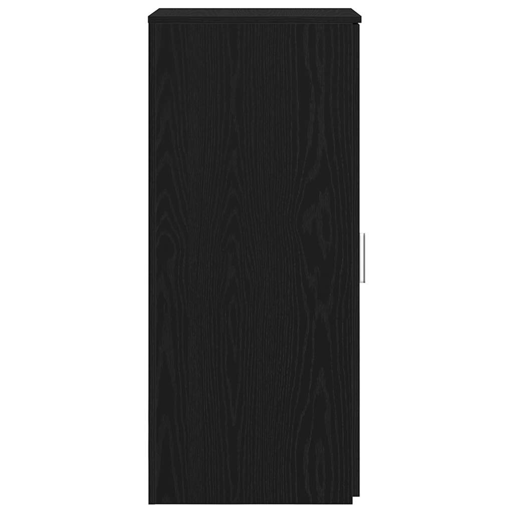 Ormarić za pohranu Crni 40x45x103,5 cm Konstruirano drvo
