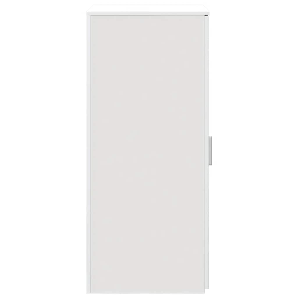 Ormarić za pohranu bijeli 50x45x103,5 cm konstruirano drvo
