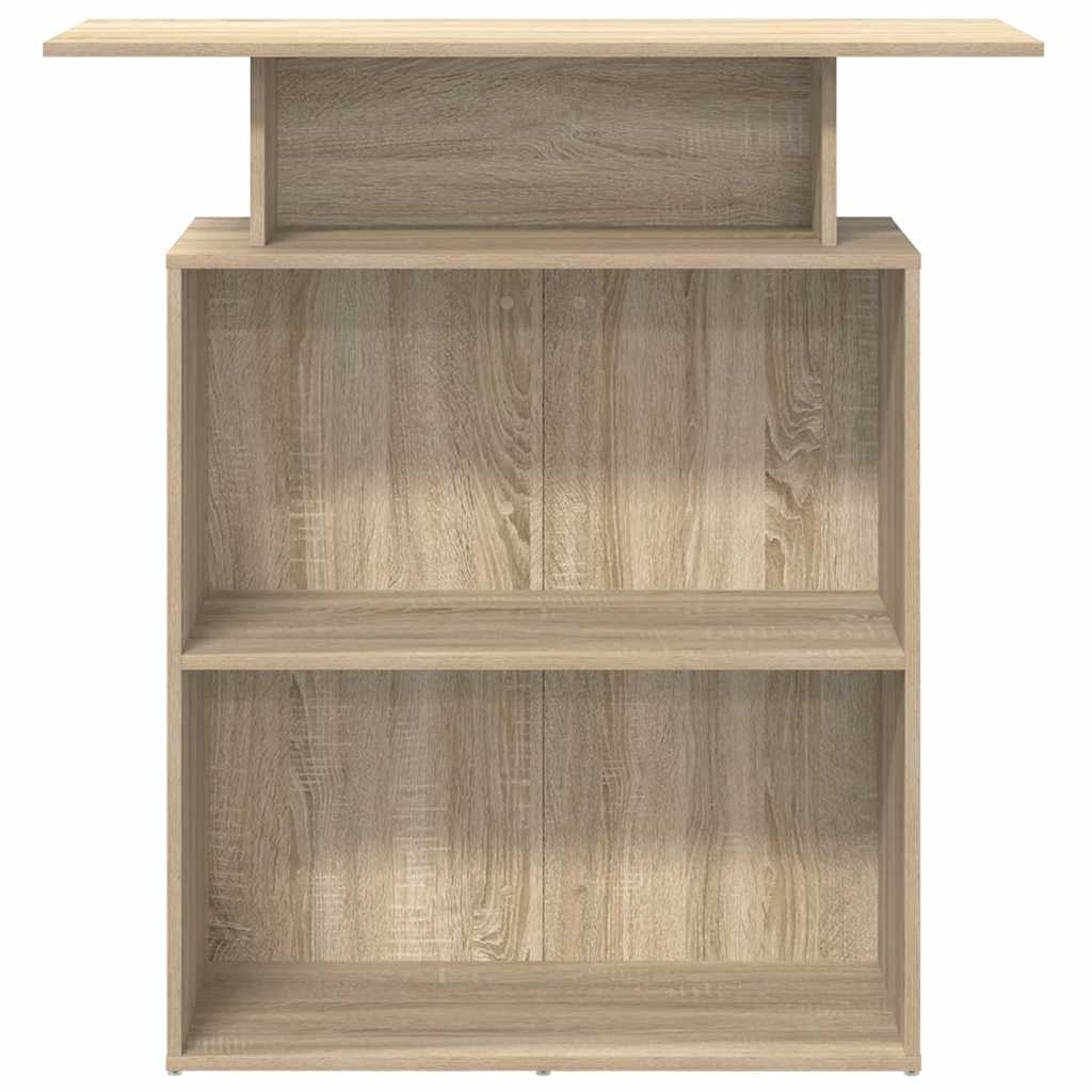 Recepcijski stol Sonoma hrast 100x40x104 cm Konstruirano drvo