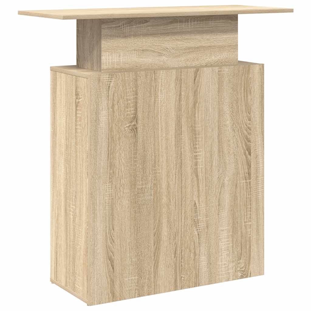 Recepcijski stol Sonoma hrast 100x40x104 cm Konstruirano drvo