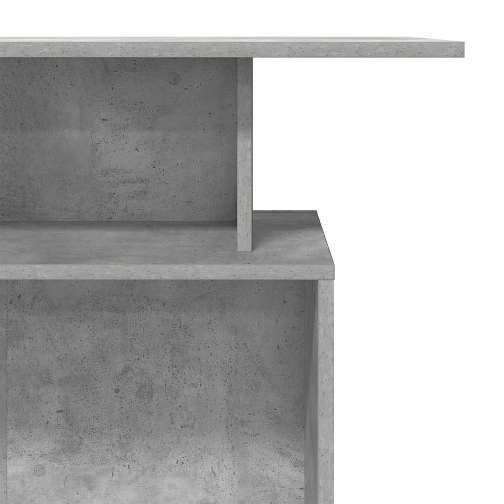Recepcijski stol beton sivi 100x40x104 cm konstruirano drvo