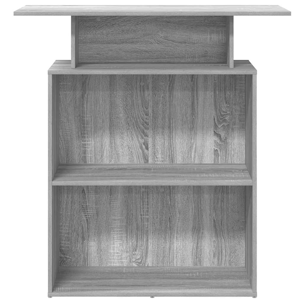 Recepcijski stol sivi sonoma 100x40x104 cm konstruirano drvo