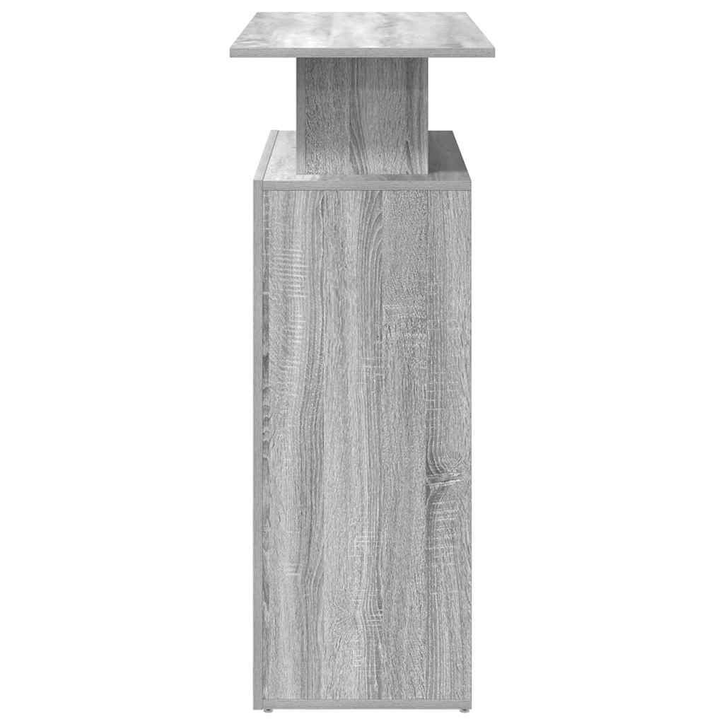 Recepcijski stol sivi sonoma 100x40x104 cm konstruirano drvo