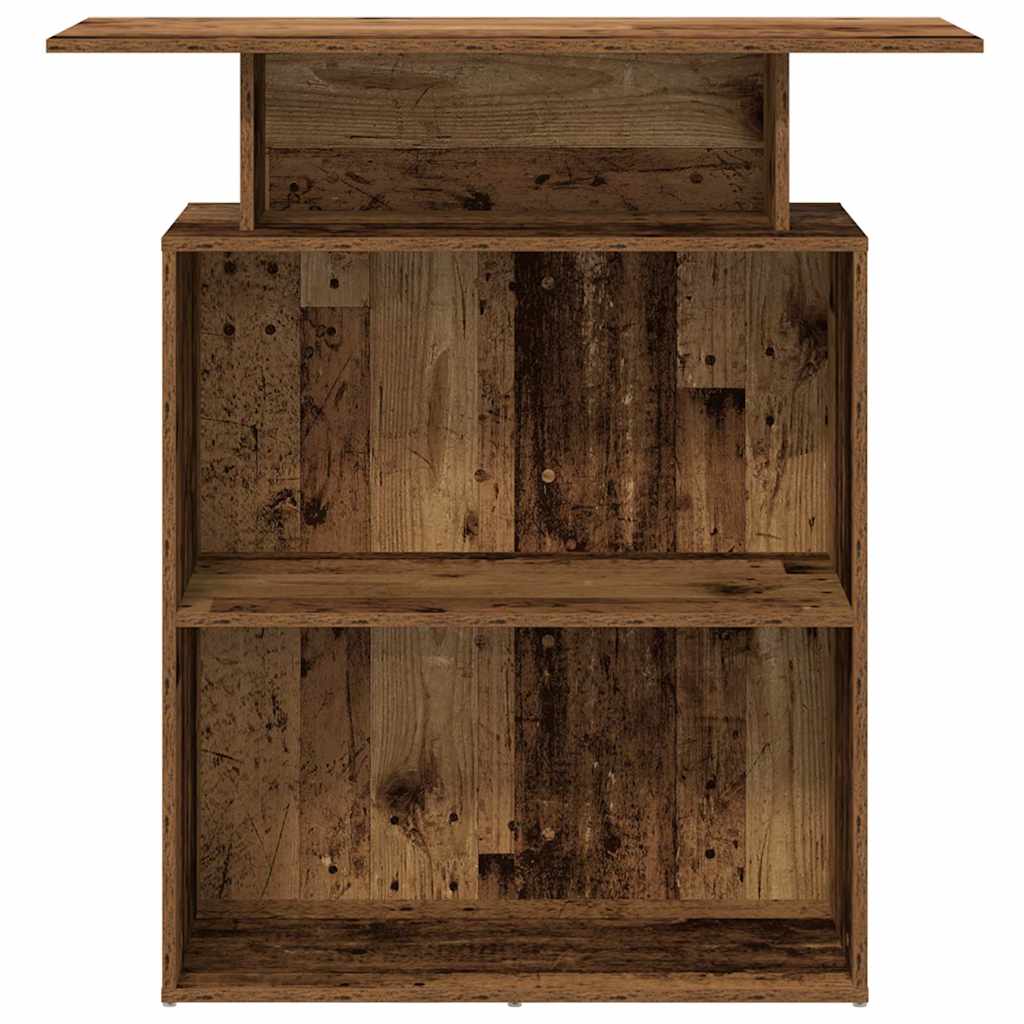 Recepcijski stol staro drvo 100x40x104 cm konstruirano drvo
