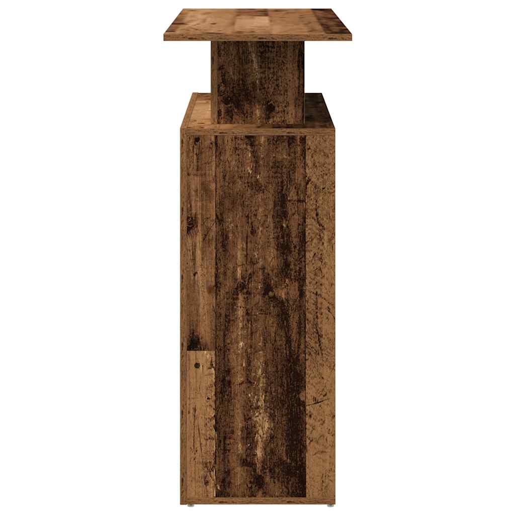 Recepcijski stol staro drvo 100x40x104 cm konstruirano drvo