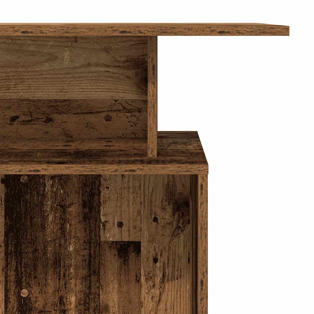 Recepcijski stol staro drvo 100x40x104 cm konstruirano drvo