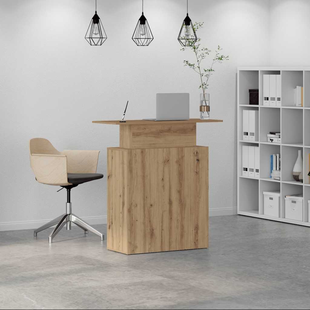 Recepcijski stol Artisan hrast 100x40x104 cm izrađeno drvo