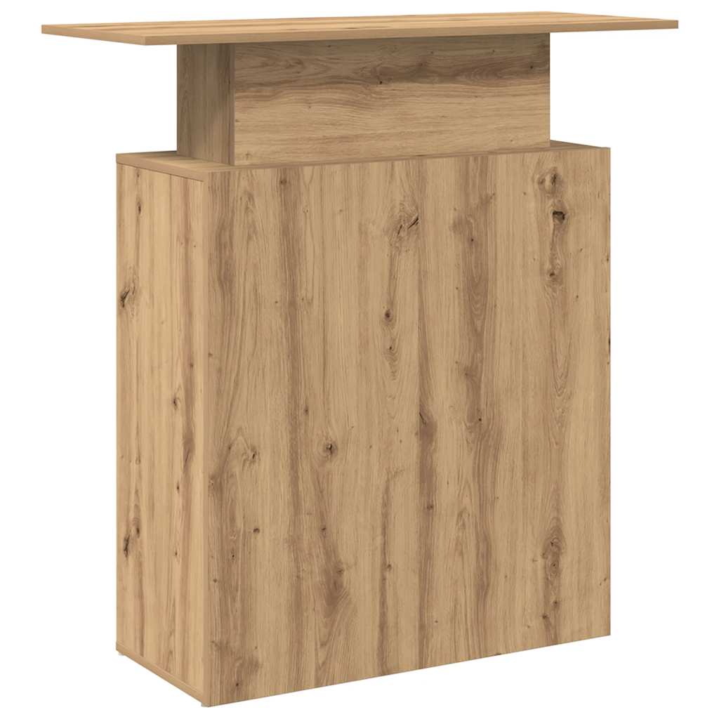 Recepcijski stol Artisan hrast 100x40x104 cm izrađeno drvo