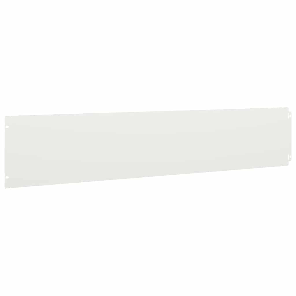Rubovi za travnjak 10 kom Bijeli 20x103 cm Hladno valjani čelik