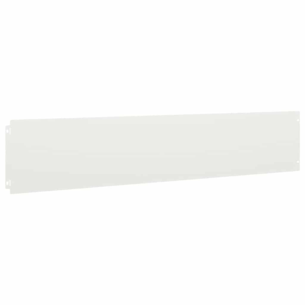 Rubovi za travnjak 30 kom Bijeli 20x103 cm Hladno valjani čelik