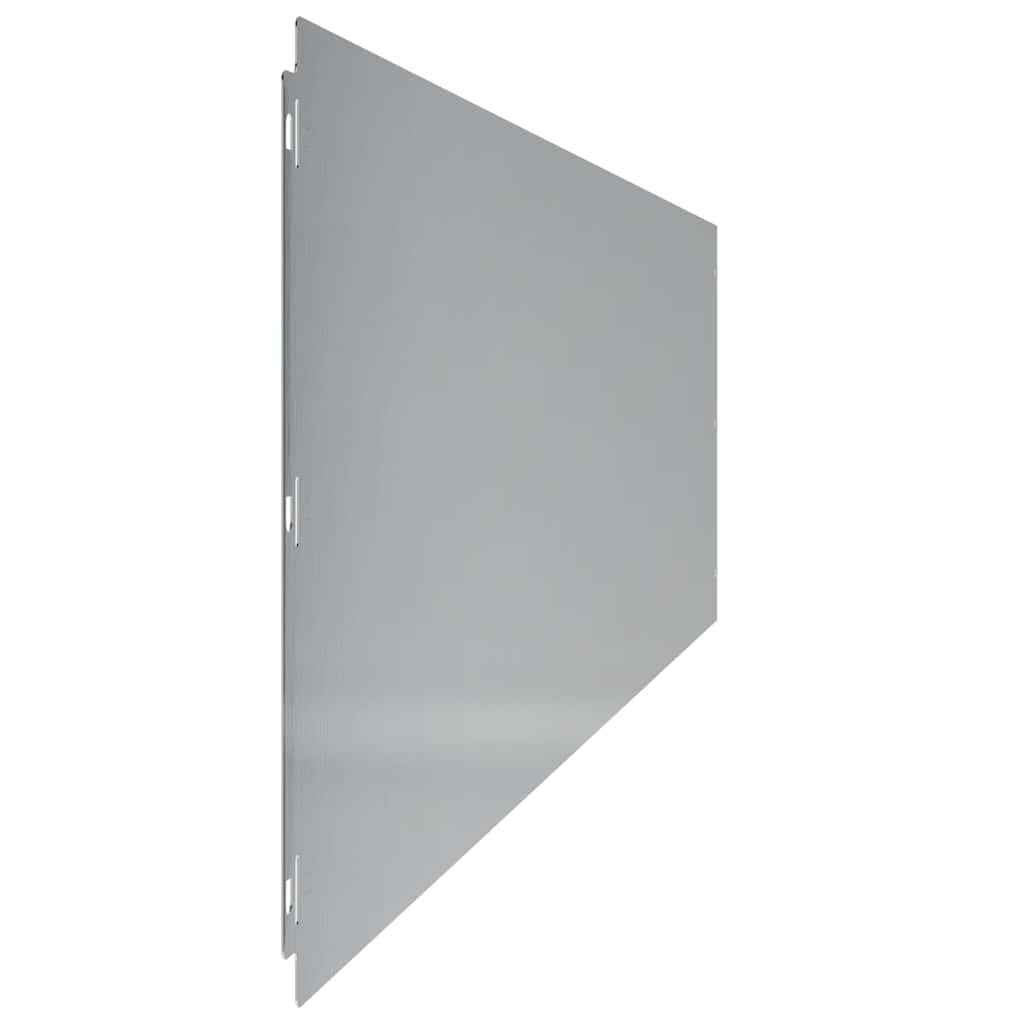 Rubovi travnjaka 10 kom 25x103 cm pocinčani čelik