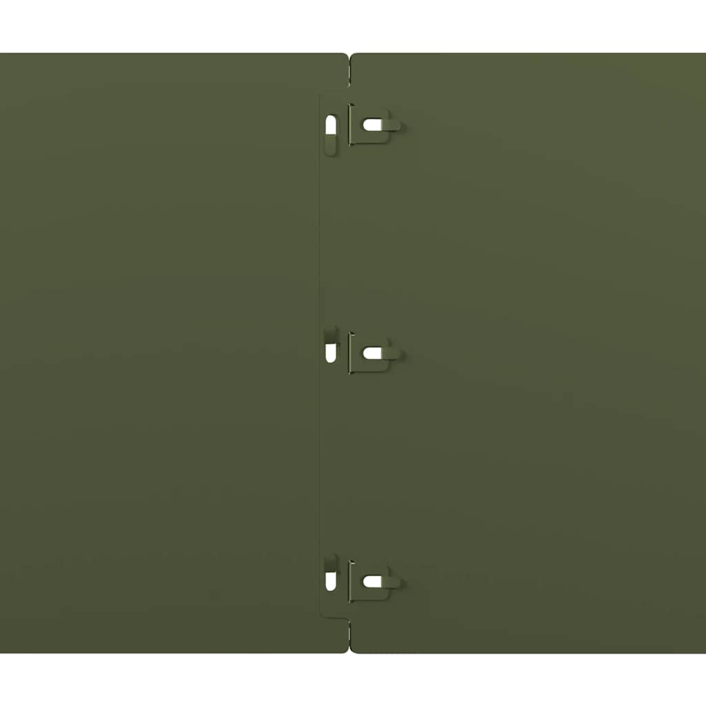Rubovi za travnjak 20 kom Maslinasto zeleni 25x103 cm