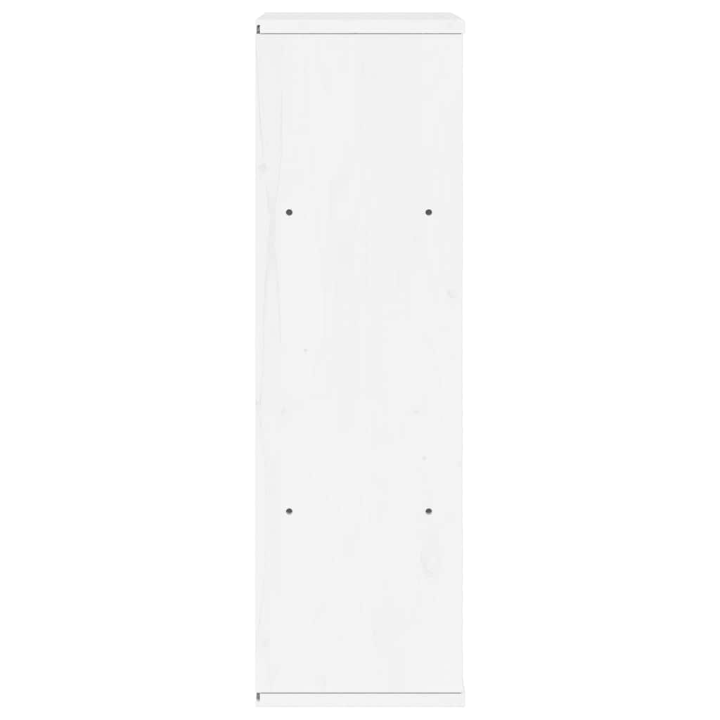 Bočni ormarić ODDA bijeli 40x24x79 cm puno drvo bor