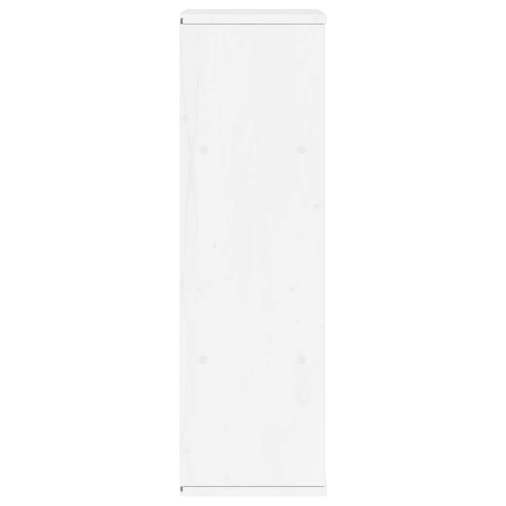 Bočni ormarić s ladicama ODDA bijeli 40x24x79 cm puno drvo bor