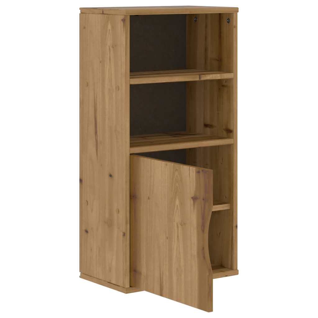 Bočni ormarić ODDA 40x24x79 cm puno drvo bor