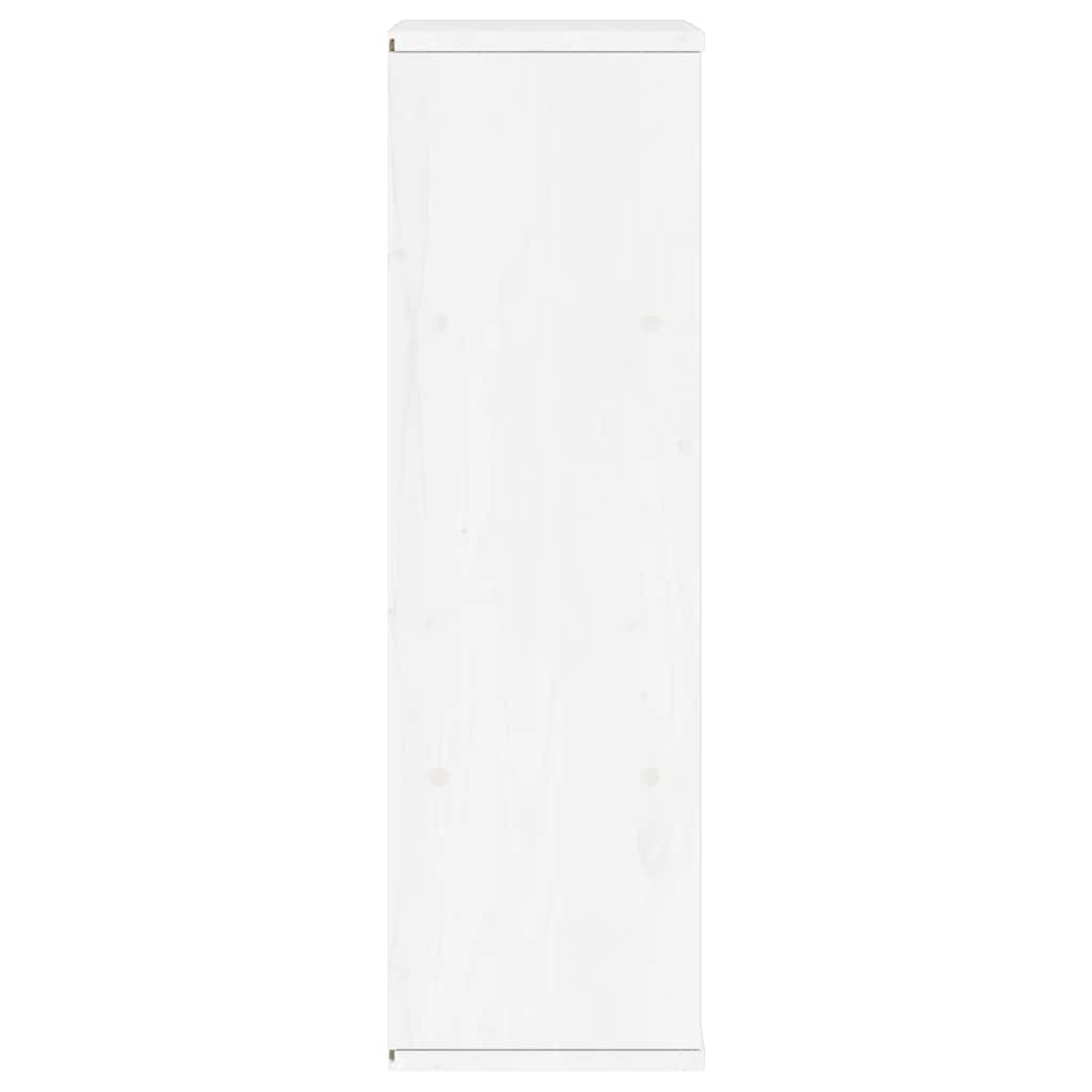 Bočni ormarić ODDA bijeli 40x24x79 cm puno drvo bor